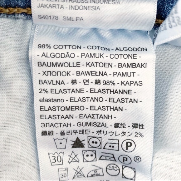 Levi’s Wedgie Fit High Rise Distressed Crop Jeans - Picture 11 of 16